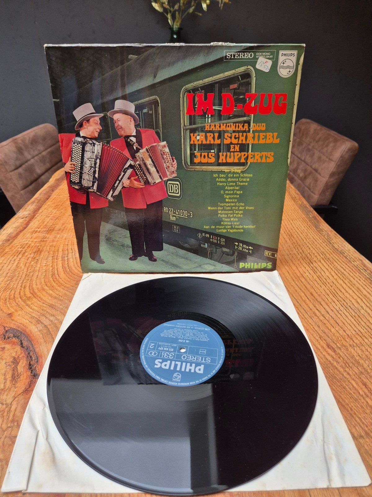 Im D-Zug - Harmonica-duo Karl Schriebl & Jos Hupperts LP, Ophalen of Verzenden, Gebruikt, 12 inch