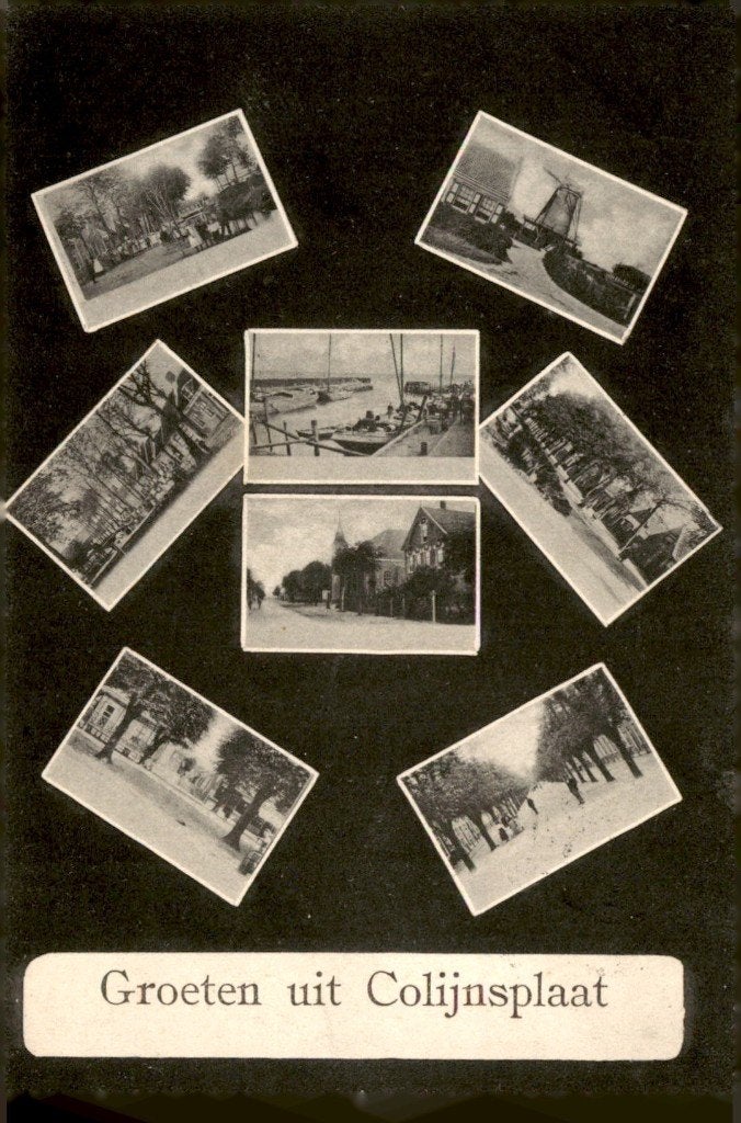Colijnsplaat Groeten uit # 959, Verzenden, Voor 1920, Gelopen, Zeeland