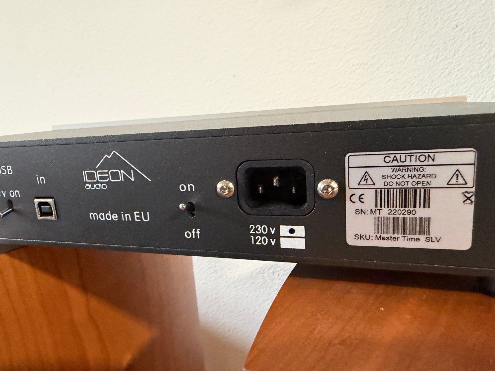 Ideon 3R Master Time USB reclocker, Info@ideonaudio.com, Ophalen of Verzenden, Zo goed als nieuw, Ideon audio