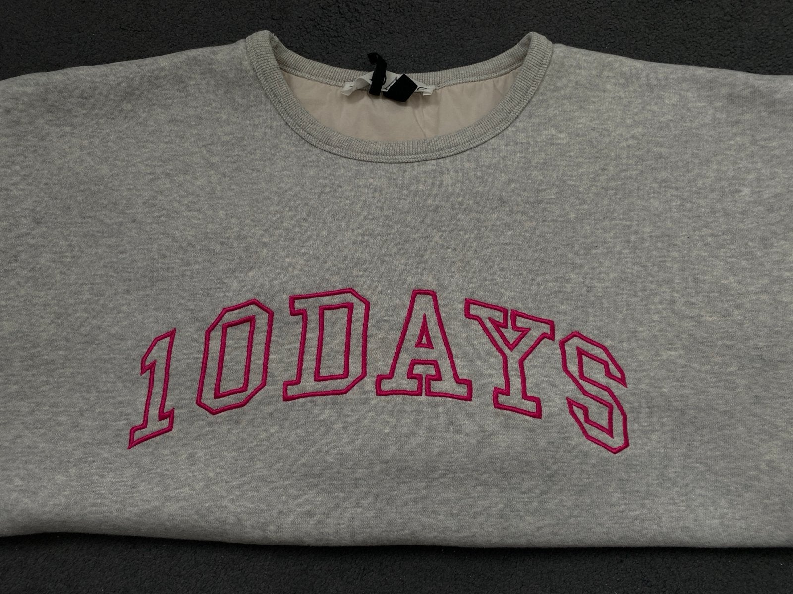 10DAYS Oversized Sweater Maat M Grijs Gemêleerd, Ophalen of Verzenden, Zo goed als nieuw, Maat 38/40 (M), Grijs