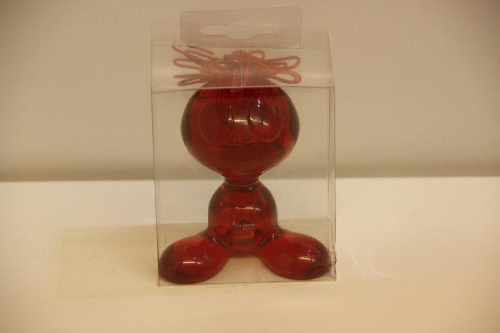 Koziol Curly Papercliphouder, transparant rood. Nieuw, Ophalen of Verzenden, Nieuw