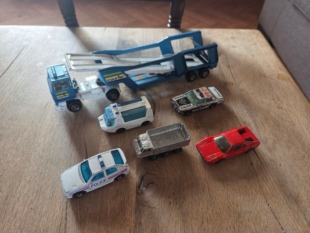 Lot Oude Matchbox Auto's, Ophalen of Verzenden, Gebruikt