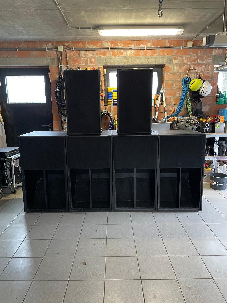 geluidsinstallatie subs tops jbl beyma, Audio, Tv en Foto, Luidsprekers, Ophalen, Gebruikt, JBL, Overige typen