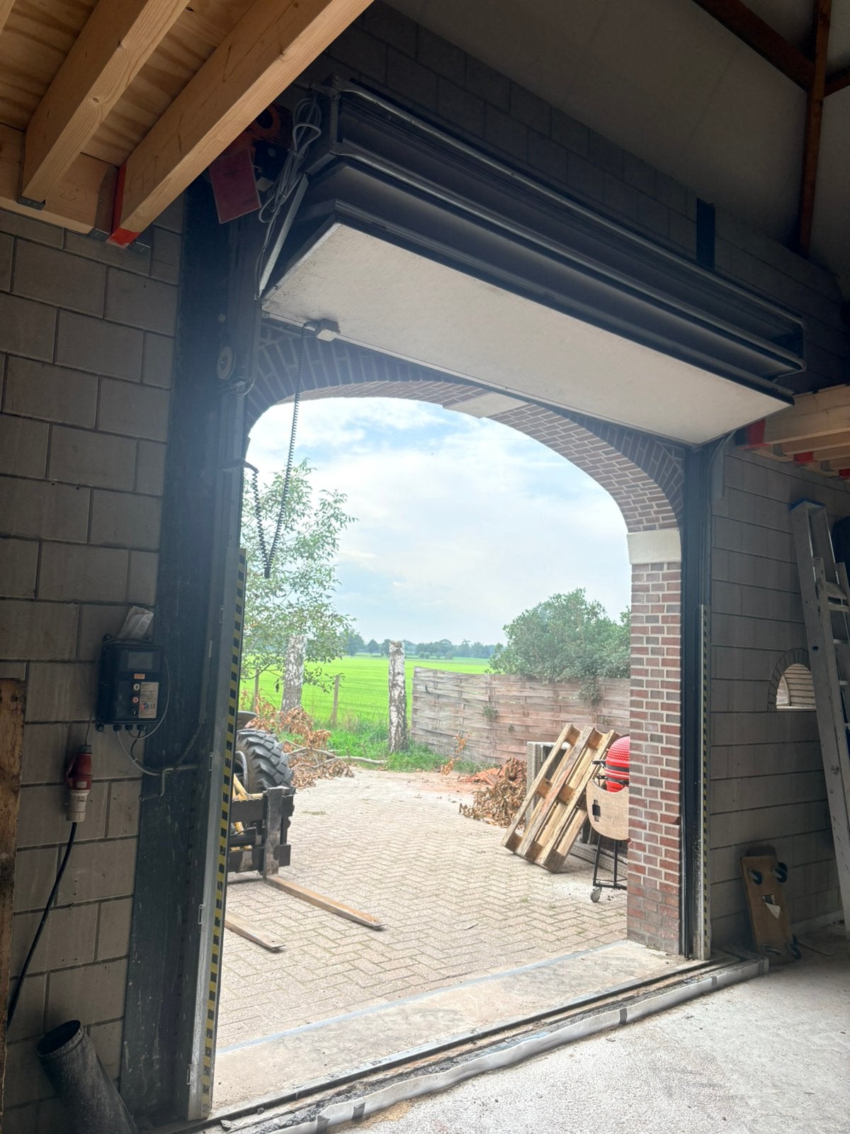 Overheaddeur garagedeur klapdeur, Ophalen, Gebruikt, Garagedeur, Metaal