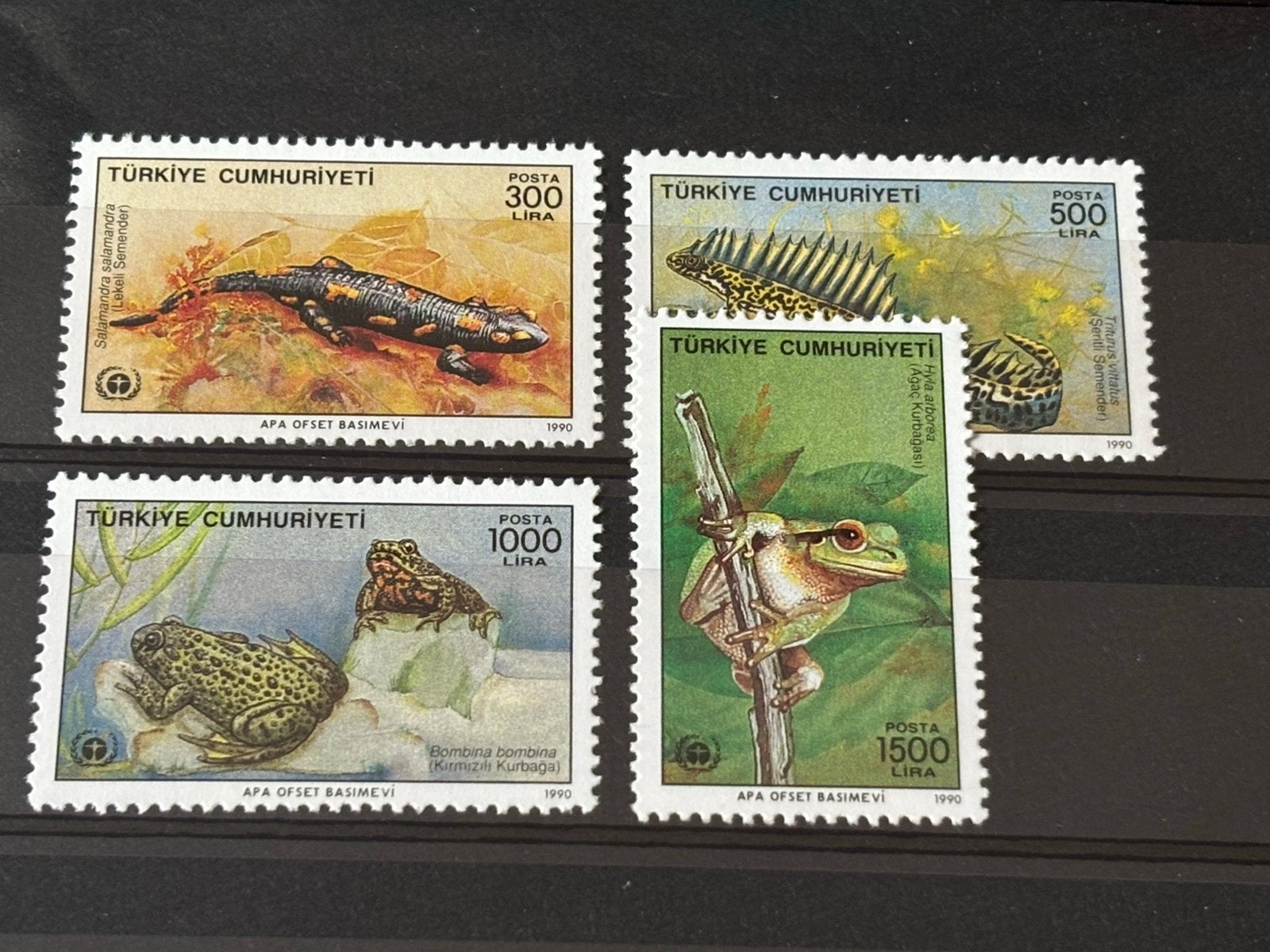 Amfibieën, Turkije 1990, Ophalen of Verzenden, Postfris, Dier of Natuur