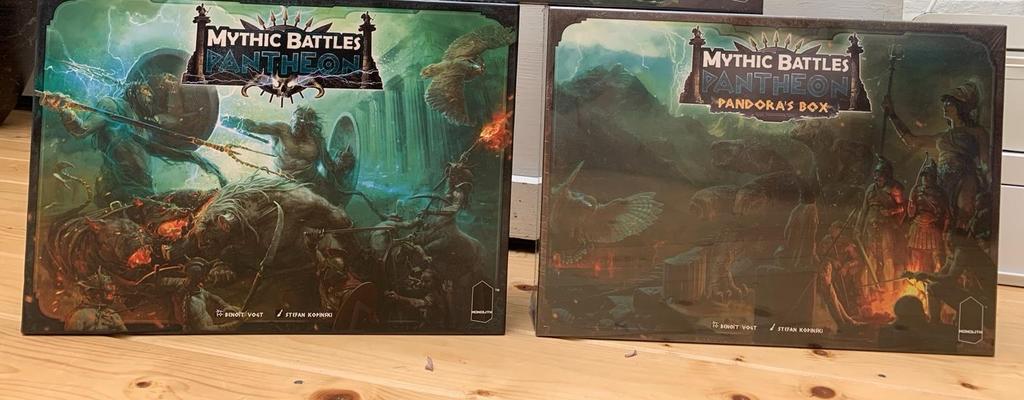 Mythic Battles Pantheon  + Pandora's Box, Een of twee spelers, Ophalen of Verzenden, Nieuw