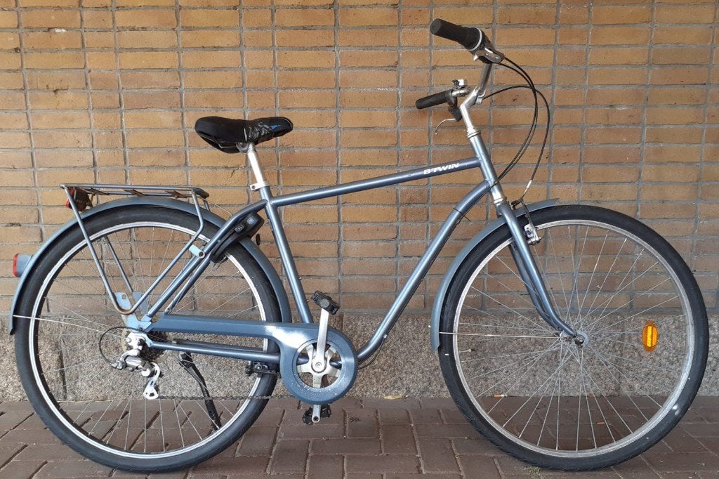 herenfiets BTWIN in Den Haag, 28 inch, Gebruikt, Velgrem, Versnellingen, 57 tot 61 cm