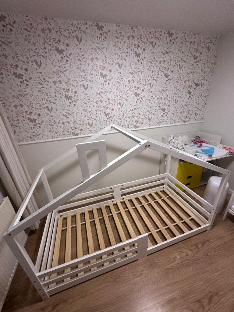 Huisbed kinderen - Children's house bed 90x200cm, Kinderen en Baby's, Ophalen, Zo goed als nieuw, 180 cm of meer, 85 tot 100 cm