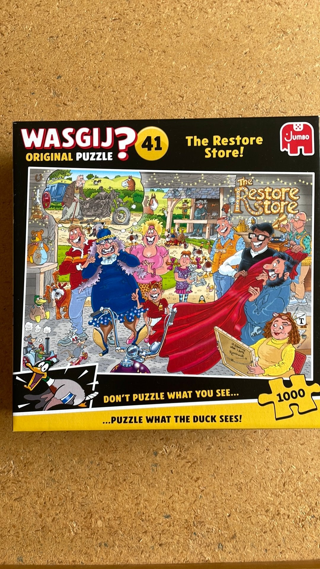Wasgij puzzel 1000 stukjes, Ophalen, 500 t/m 1500 stukjes, Zo goed als nieuw