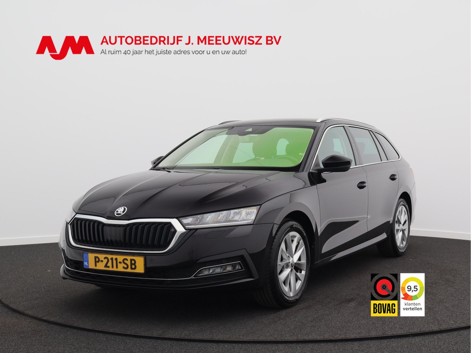 Skoda Octavia Combi 1.0 e-TSI Business Edition Plus/ automaa, Auto's, Stof, Gebruikt, Origineel Nederlands, 690 kg