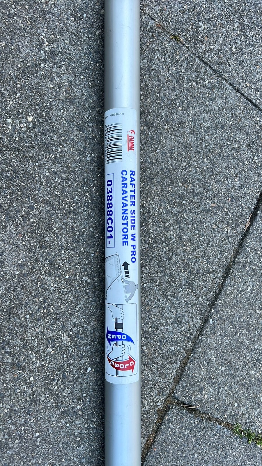 Spanstang/ Rafter Fiamma Rafter Side W Pro, Ophalen, Zo goed als nieuw