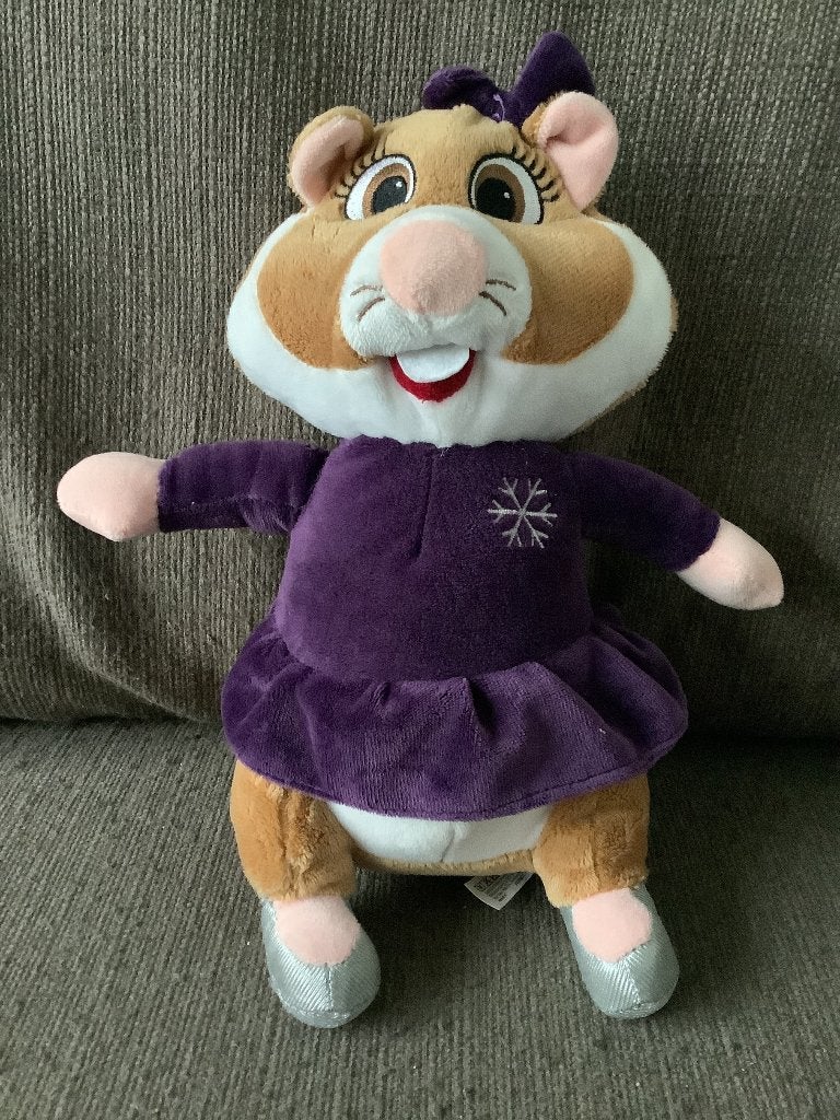 AH Kerst hamster paarse jurk  4 euro  2 beschikbaar, Kinderen en Baby's, Speelgoed | Knuffels en Pluche, Ophalen of Verzenden