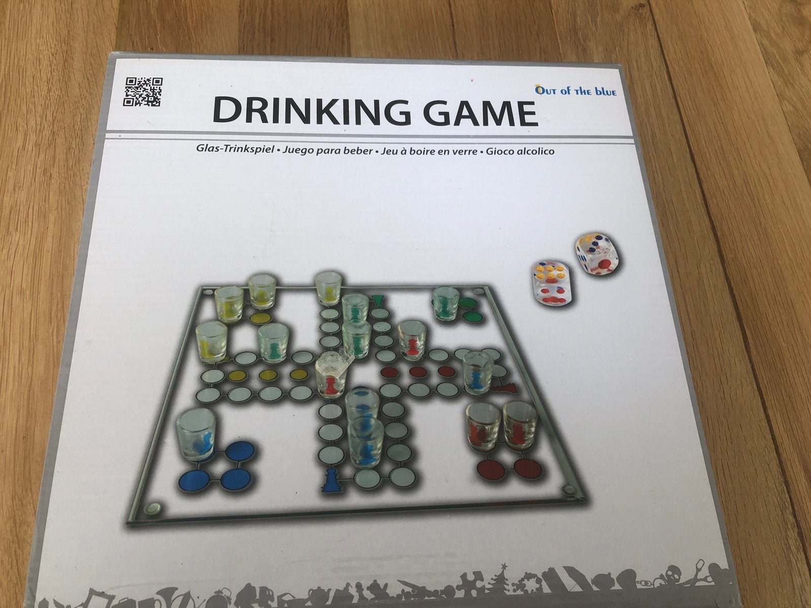 Drinking game, soort van Mens erger je niet, Hobby en Vrije tijd, Ophalen of Verzenden