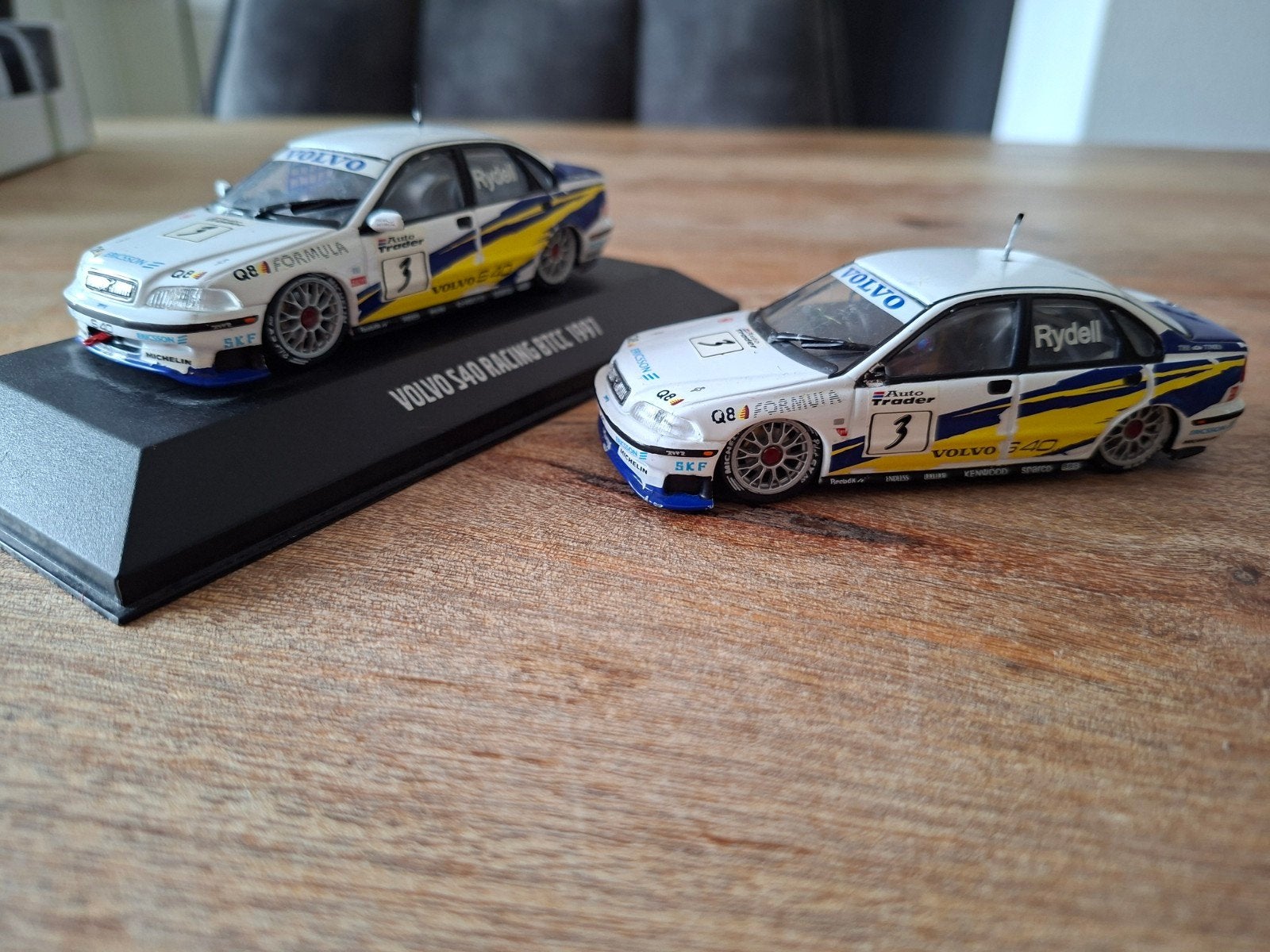 2x Onyx Volvo S40 Racing BTCC 1997 1:43 Burt / Rydell, Hobby en Vrije tijd, Ophalen of Verzenden, Zo goed als nieuw, Auto, Overige merken