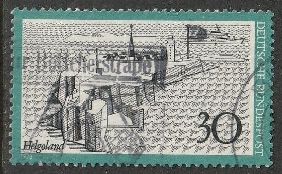 BRD 1972 746 Helgoland, Gest, Ophalen of Verzenden, BRD, Gestempeld