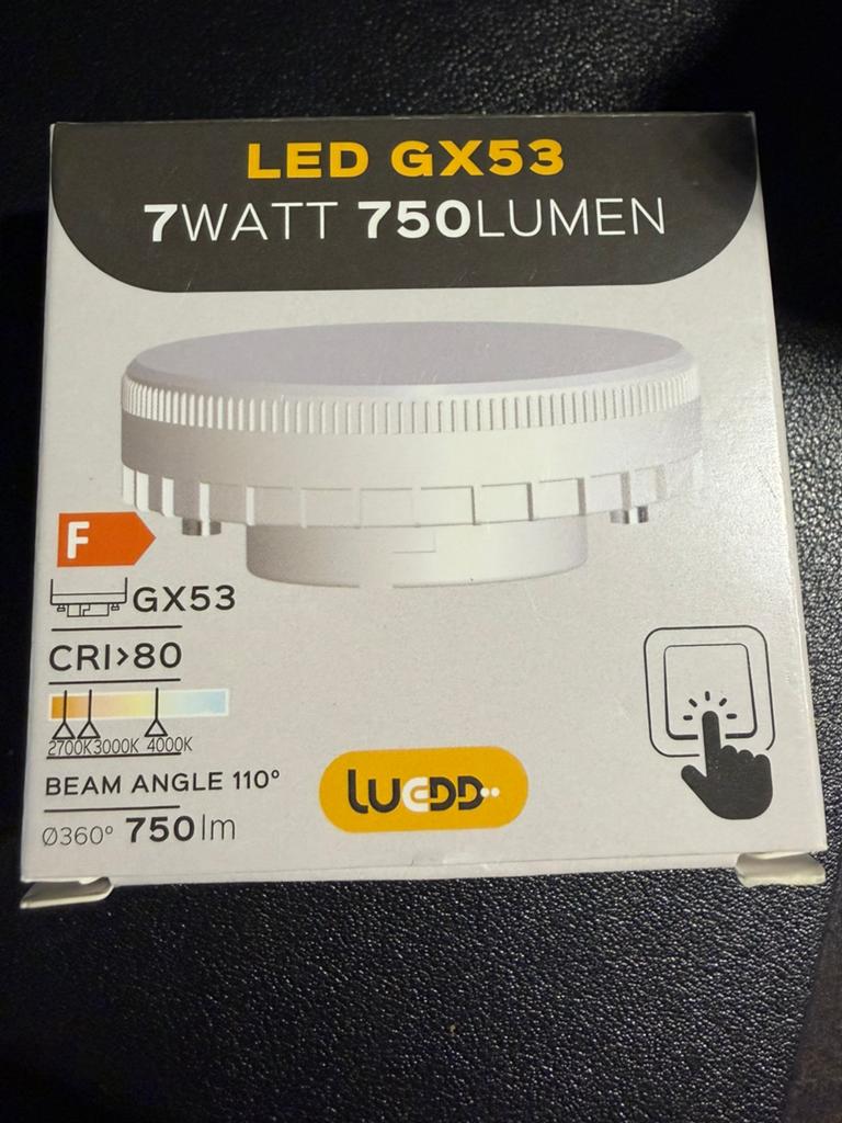 Spots led GX 53 (lampenbollen), Huis en Inrichting, Ophalen of Verzenden, Nieuw, Overige fittingen, Led-lamp