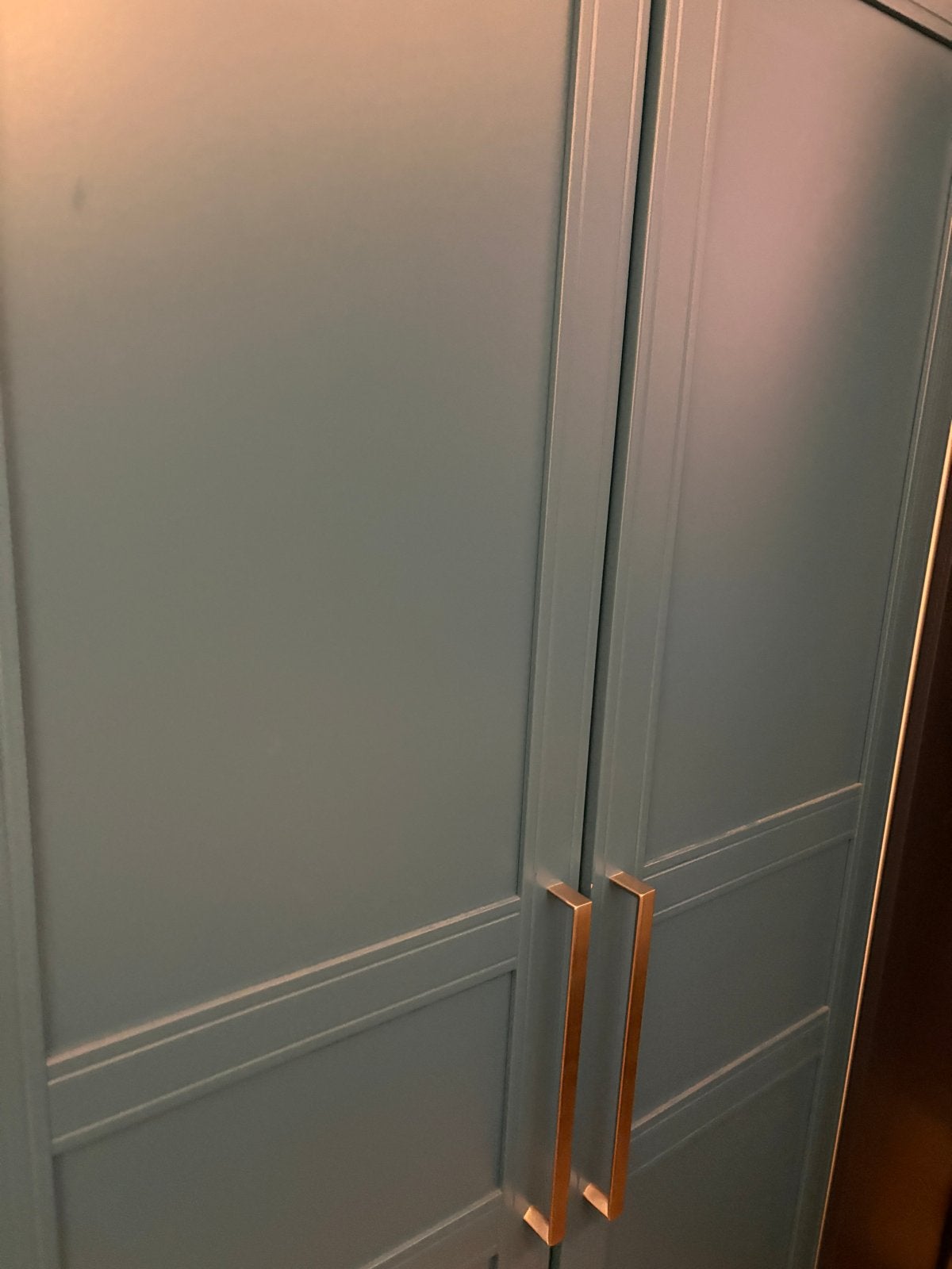 IKEA FLISBERGET Blauw deuren, Huis en Inrichting, Ophalen, 50 tot 100 cm, Zo goed als nieuw, 150 tot 200 cm