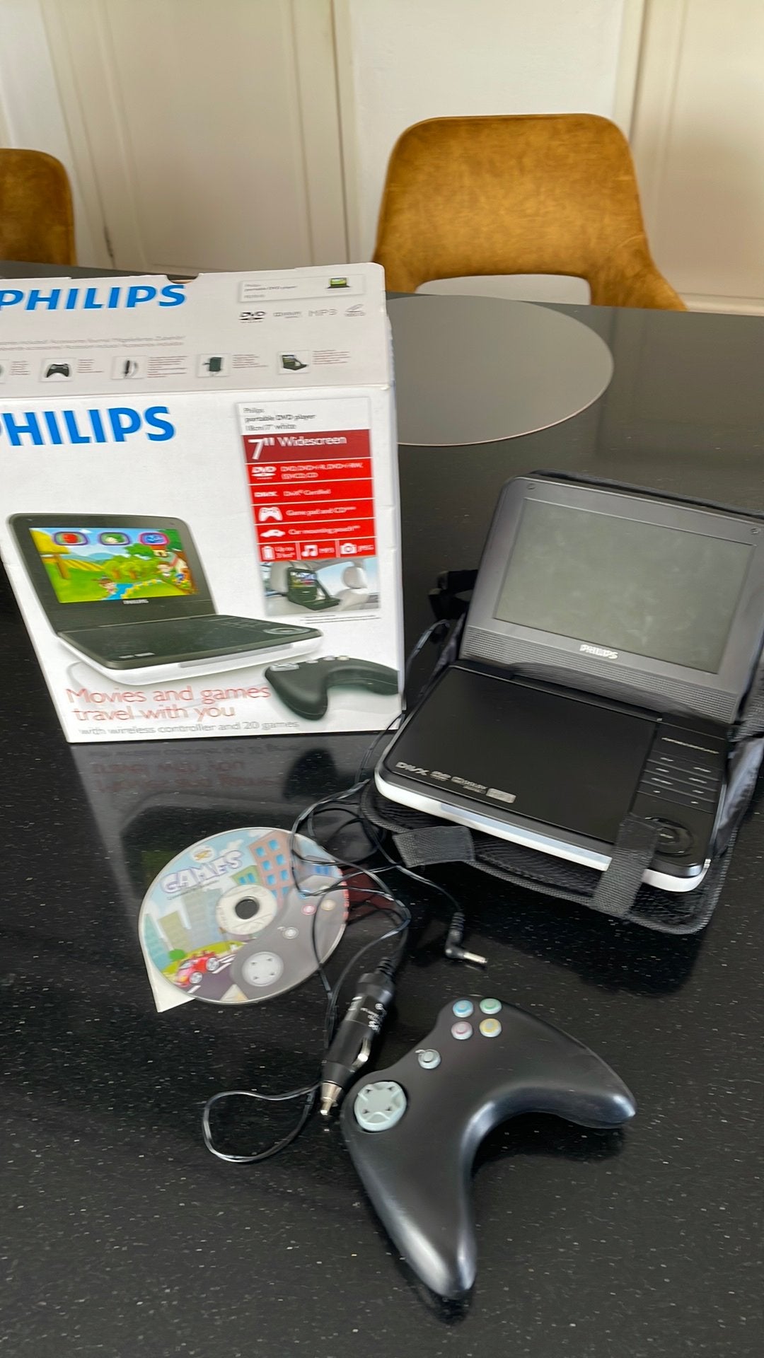 Philips Draagbare DVD-speler PD7010/12, Ophalen of Verzenden, Gebruikt, Philips, Draagbaar