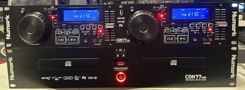 Numark CDN77usb mp3/cd speler, Ophalen of Verzenden, Zo goed als nieuw, Dj-set, Numark