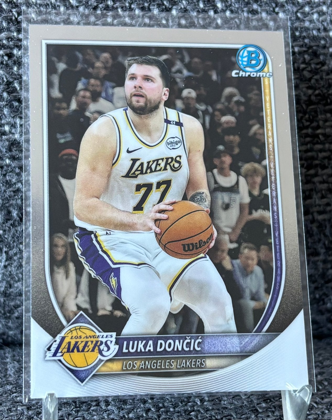 Luka Doncic Bowman Chrome NBA basketball card LA Lakers, Ophalen of Verzenden, Nieuw, Plaatje