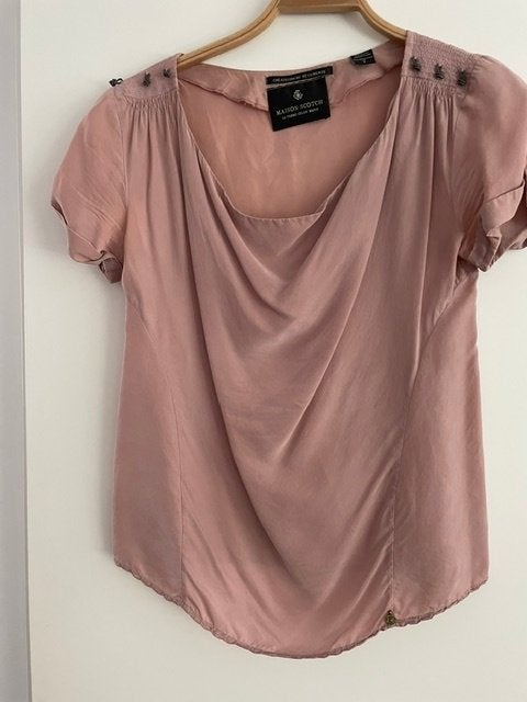 Maison Scotch bloes, roze, Maison Scotch maat 1, Maat 38/40 (M), Zo goed als nieuw, Roze, Maison Scotch