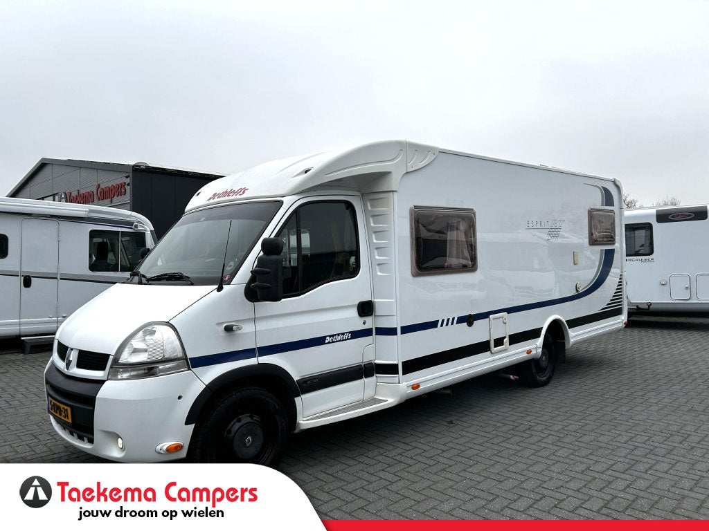 Dethleffs Esprit RT 6874 Dwarsbed/2006/Euro4/Airco, Caravans en Kamperen, Campers, 7 tot 8 meter, Bedrijf, Dethleffs, Tot en met 4
