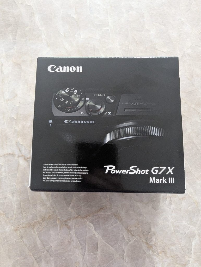 Canon PowerShot G7X Mark III Zwart - Nieuw, nog verzegeld