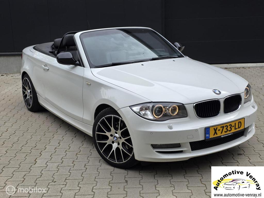 BMW 120i Cabrio AUT | Leder | Navi | Topstaat High Executive, Auto's, BMW, Euro 5, Achterwielaandrijving, 680 kg, 4 cilinders