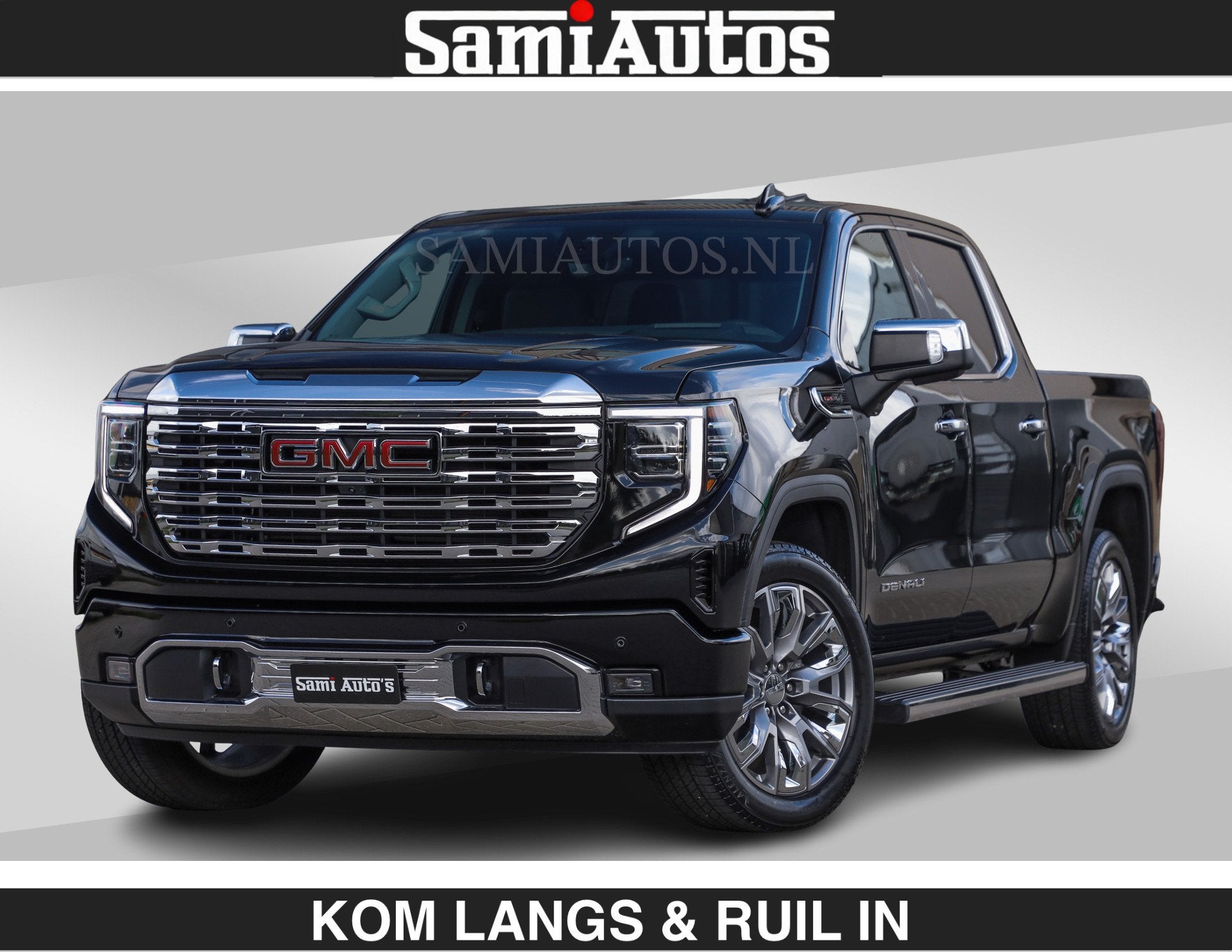 GMC Sierra DENALI | All-In Prijs €79950,- excl | 6,2 V8 Fu, Automaat, Dealer onderhouden, Met garantie (alle), 426 pk