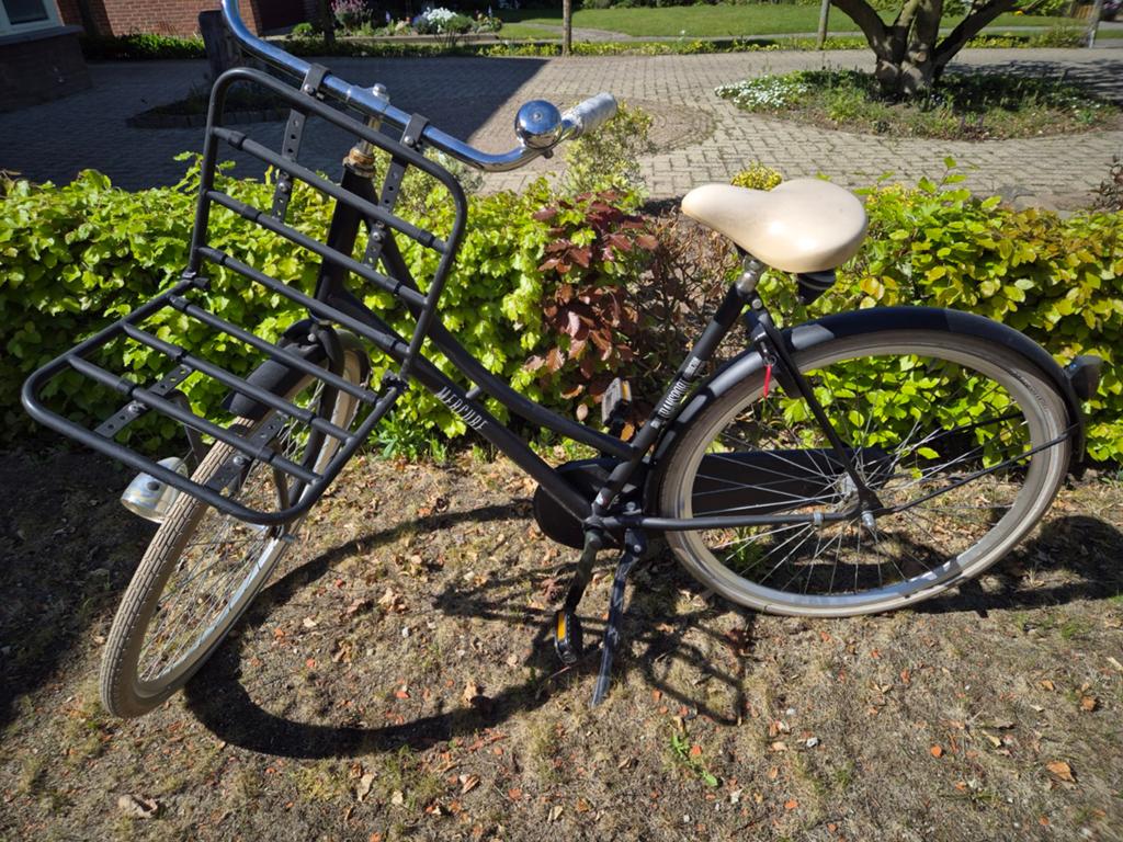 Damesfiets / stadsfiets / transportfiets, 50 tot 53 cm, Ophalen, Gebruikt, Terugtraprem