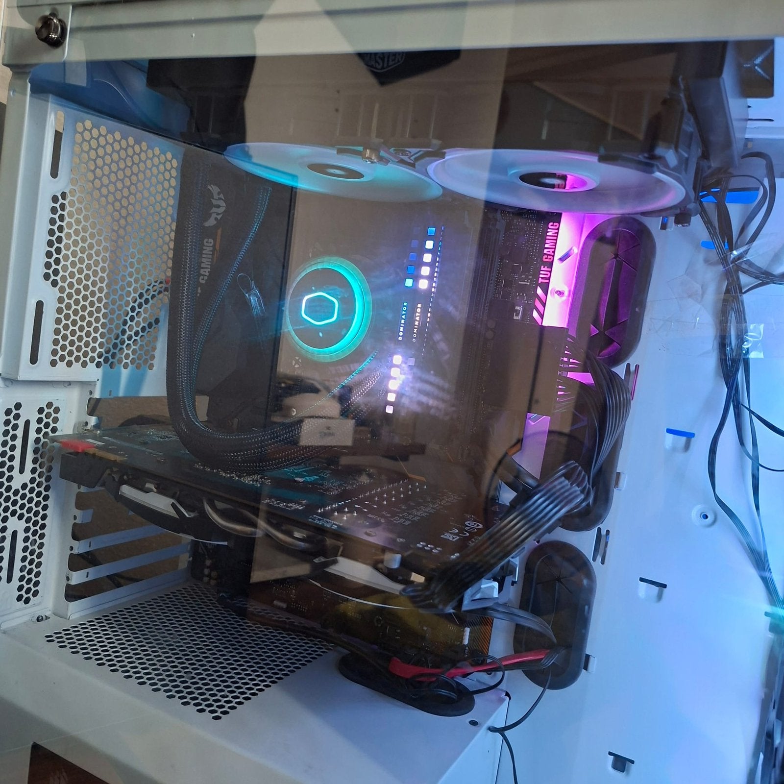 Gaming PC i7-8700 GTX 1070 16GB RAM Win 11 RGB Wit, Ophalen, Gebruikt, Gaming, Met videokaart