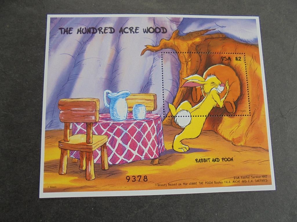 Walt Disney Blok kavel 1 postfris, Verzenden, Postfris, Overige thema's