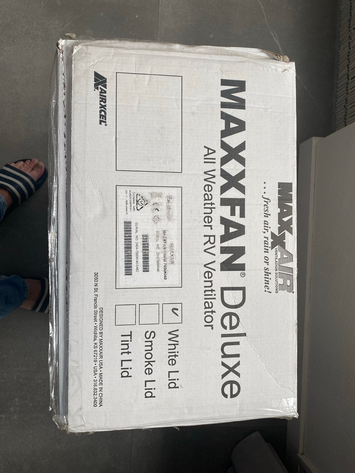 Maxxfan Deluxe dakluik ventilator camper caravan, Caravans en Kamperen, Caravan accessoires, Ophalen of Verzenden, Zo goed als nieuw