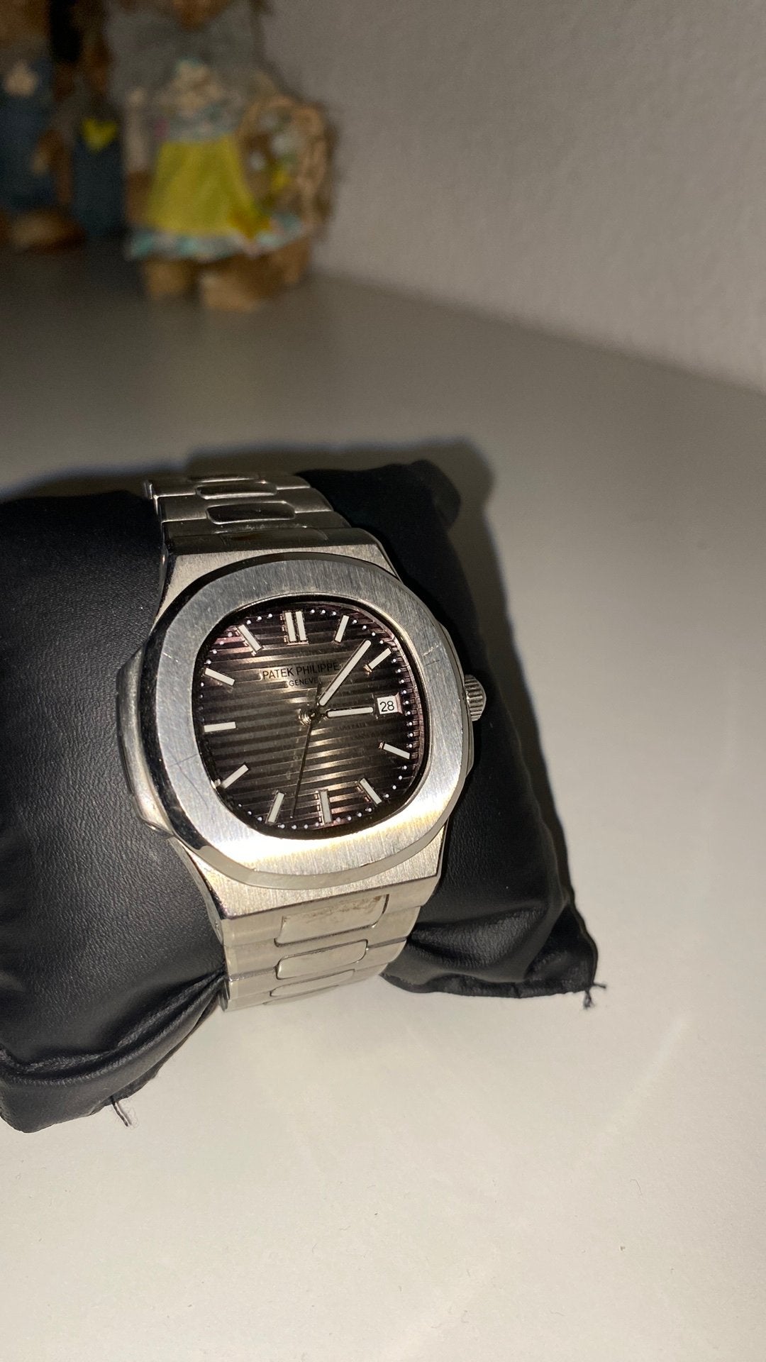 Patak PHilippe, Sieraden, Tassen en Uiterlijk, Horloges | Heren, Overige merken, Staal, Staal, Ophalen of Verzenden