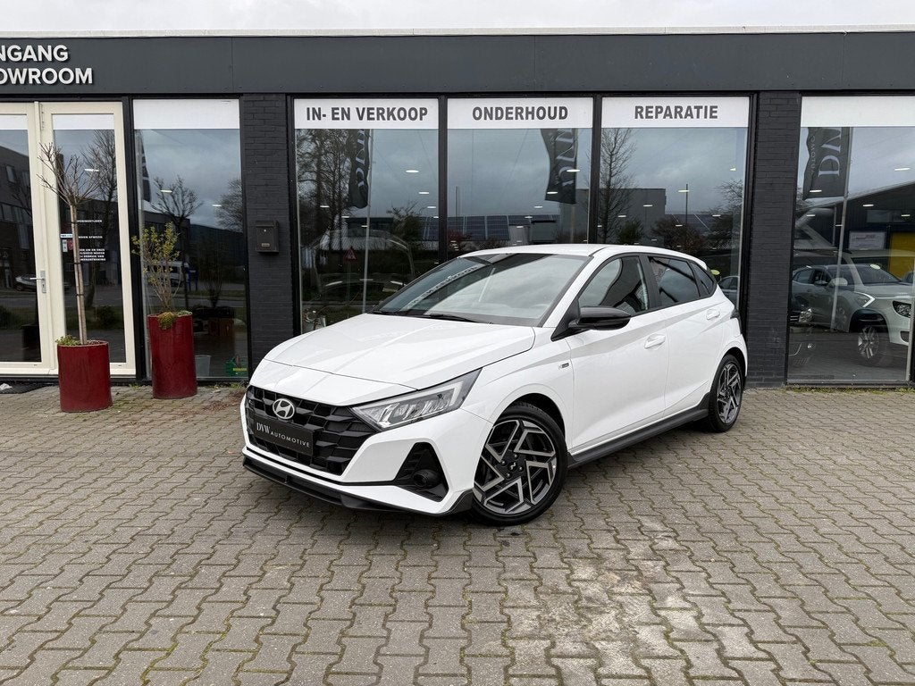 Hyundai I20 1.2 N-Line, Auto's, Hyundai, Voorwielaandrijving, Stof, Gebruikt, Zwart