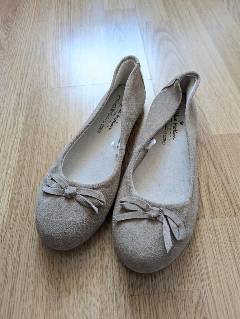 Beige ballerina's maat 37, Ophalen of Verzenden, Zo goed als nieuw, Beige