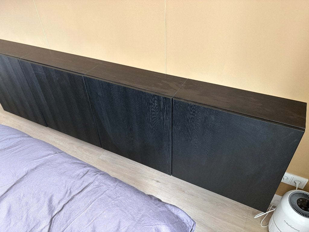 4x Besta Wandkast 22cm incl deuren Lappviken, Ophalen, Zo goed als nieuw, Minder dan 25 cm, Minder dan 100 cm