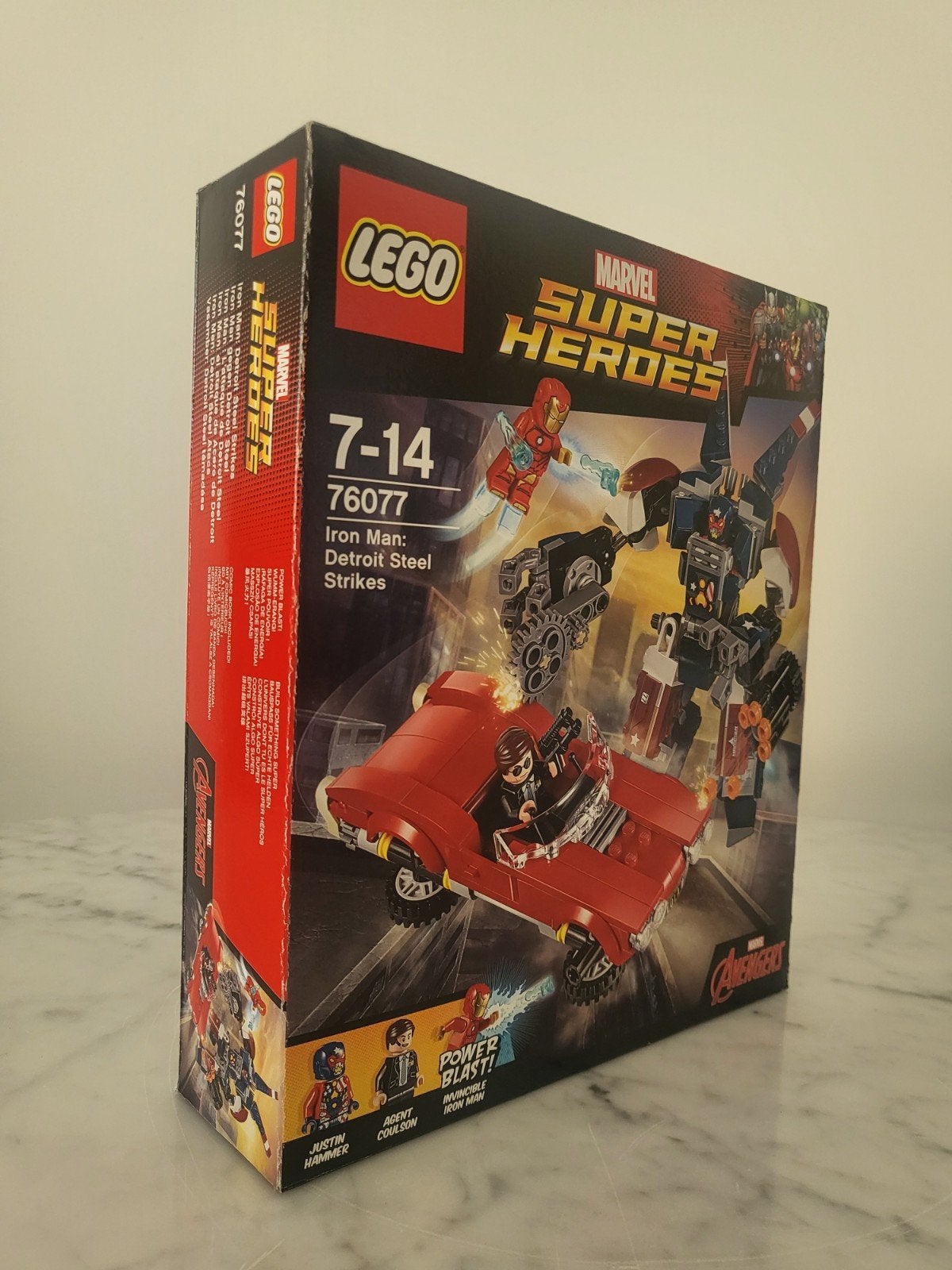 LEGO Marvel Super Heroes 76077 Iron Man: Detroit Steel, Ophalen of Verzenden, Nieuw, Complete set, Lego