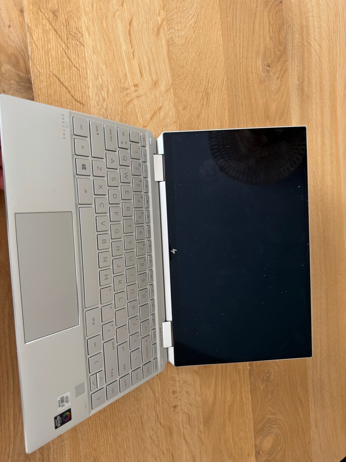 HP Spectre x360 13-aw0350nd convertible laptop i7 16GB RAM, 2 tot 3 Ghz, Qwerty, 13 inch, Met touchscreen