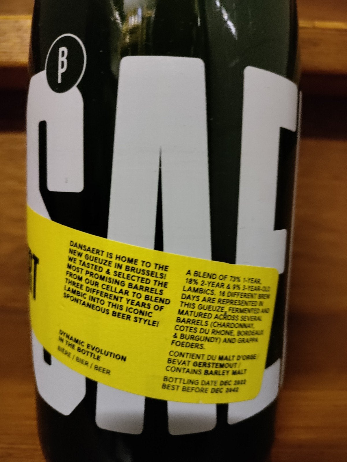 Gueuze Dansaert, Ophalen of Verzenden, Nieuw, Overige typen, Overige merken