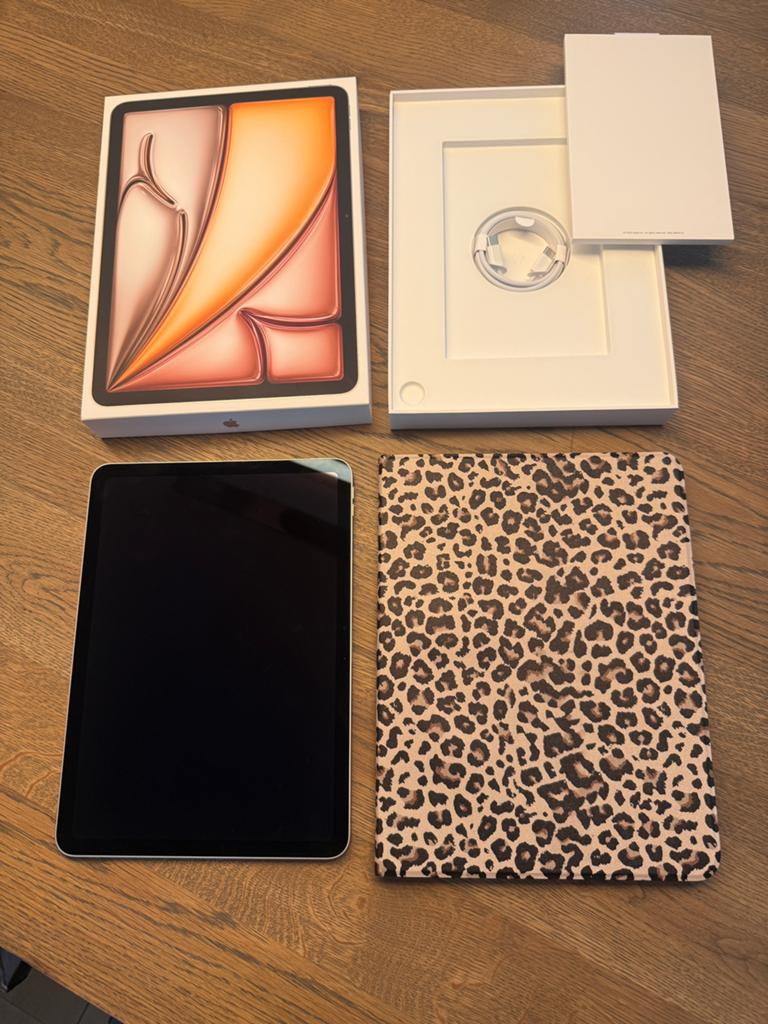 Ipad Air M2 2024 11” 128 gb sterrenlicht, Computers en Software, Apple iPads, Ophalen, Rose Goud, Apple iPad Air, 11 inch