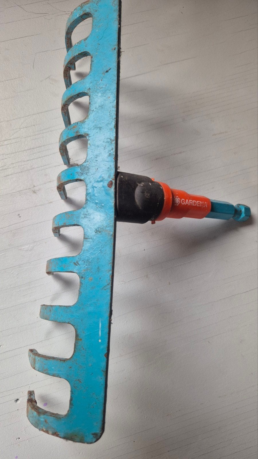Gardena Hark - Gebruikt maar functioneel, Ophalen of Verzenden, Gebruikt, Hark, Gardena