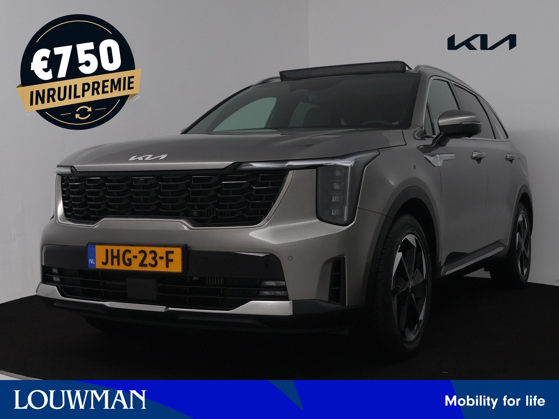 Kia Sorento 1.6 T-GDi Plug-in Hybrid 4WD ExecutiveLine 7p. |, 12 maanden, 2005 kg, Gebruikt, 4 cilinders
