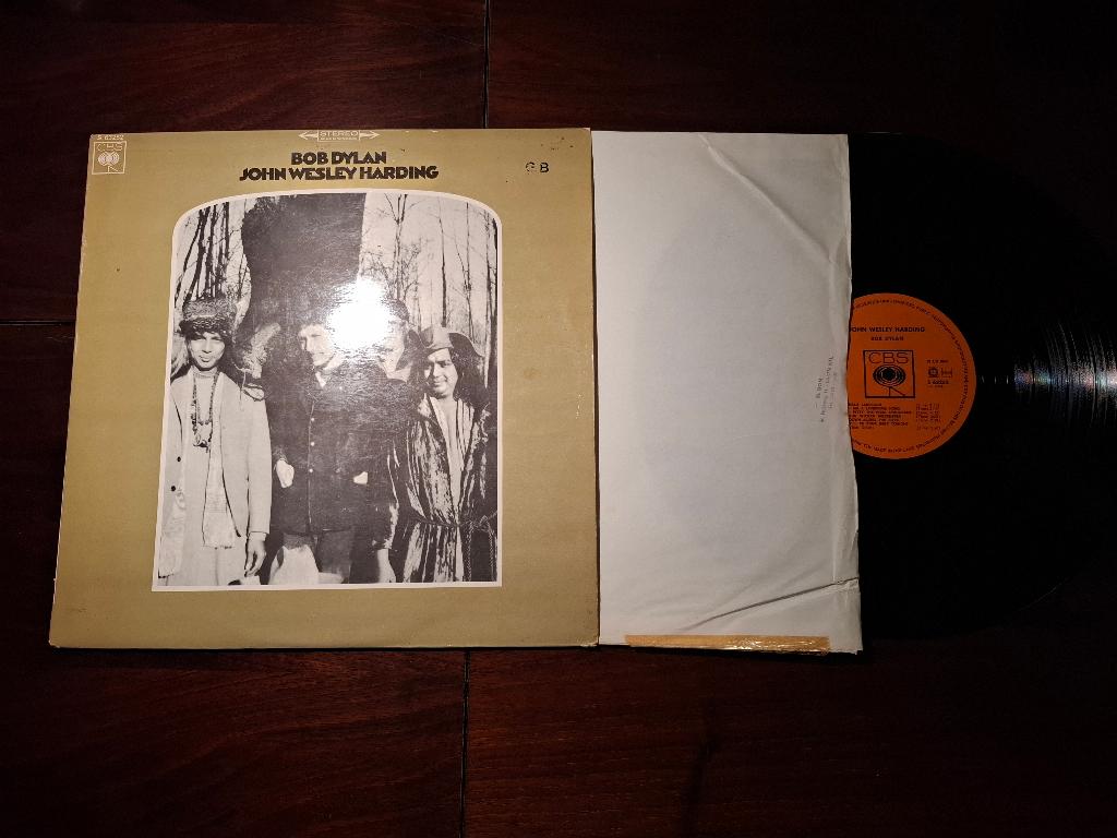 LP - Bob Dylan - John Wesley Harding, Singer-songwriter, Gebruikt, Ophalen of Verzenden, 12 inch
