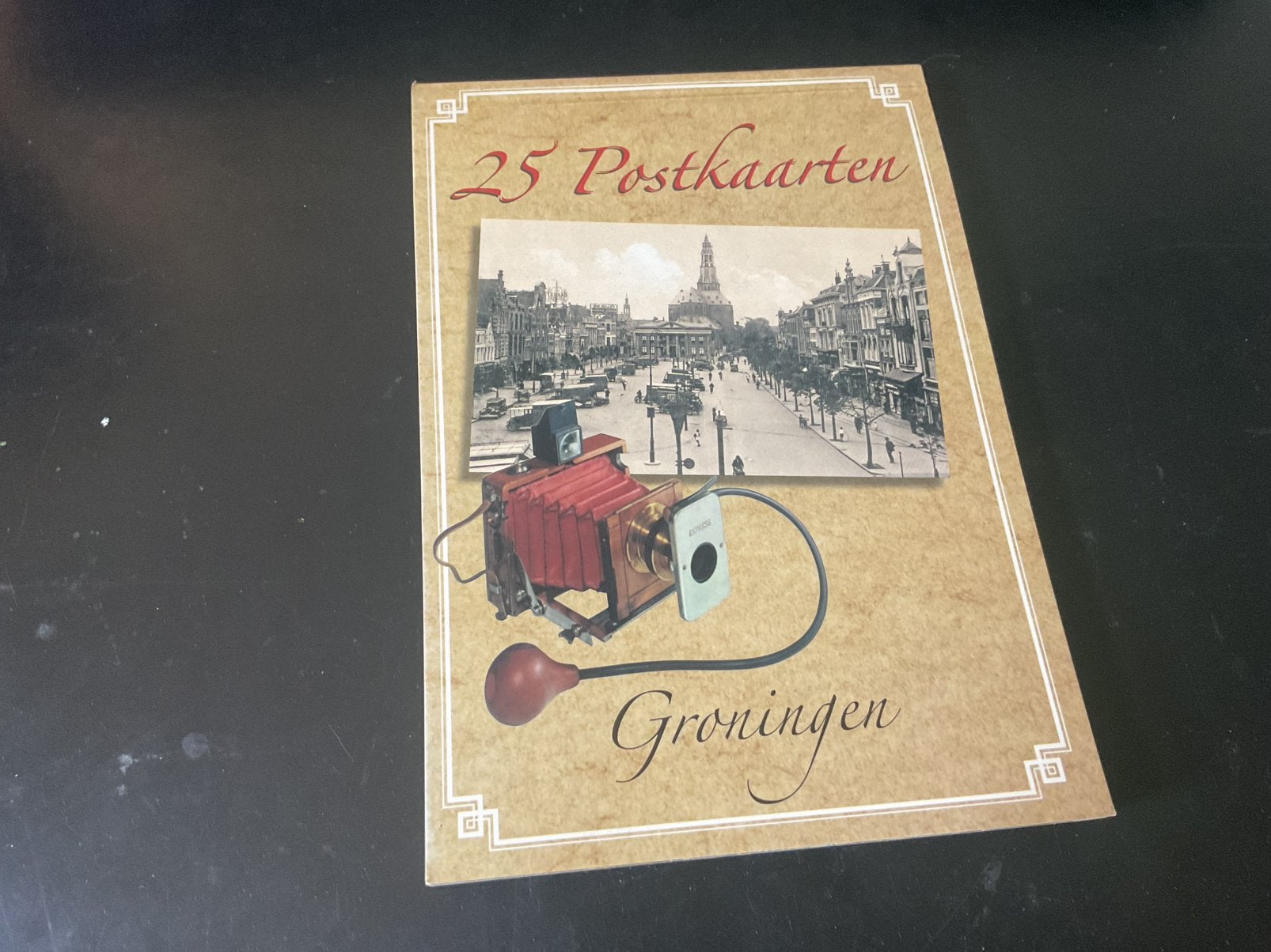 Boekje met 25 Ansichtkaarten van Groningen, Ophalen of Verzenden, 1920 tot 1940, Ongelopen, Groningen