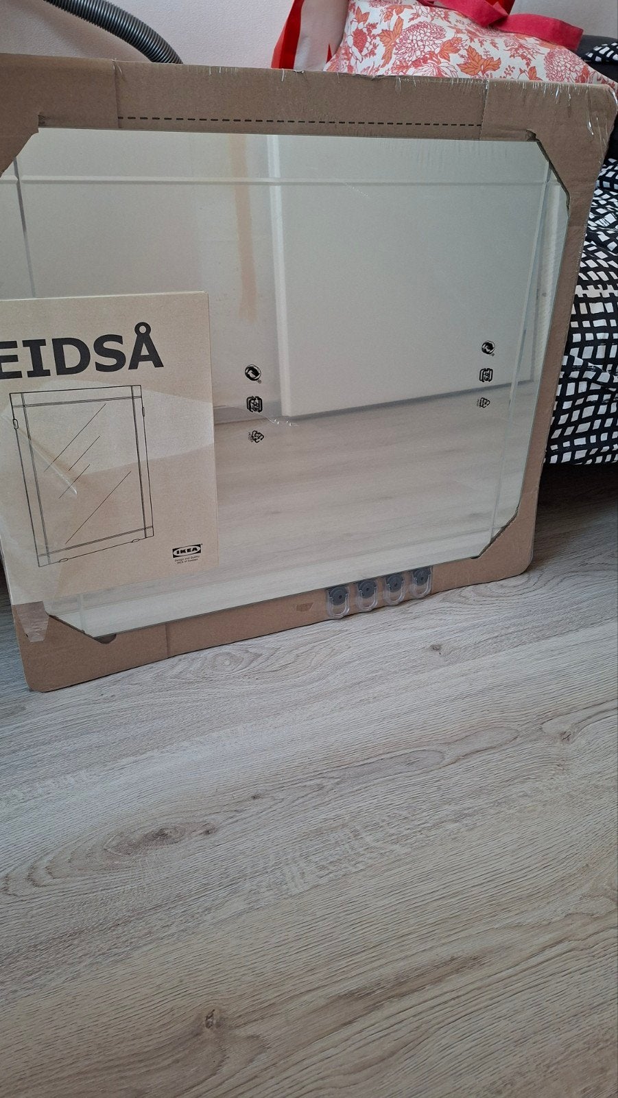 IKEA EIDSÅ spiegel - Nieuw in verpakking, Ophalen, Nieuw, Rechthoekig, 50 tot 75 cm