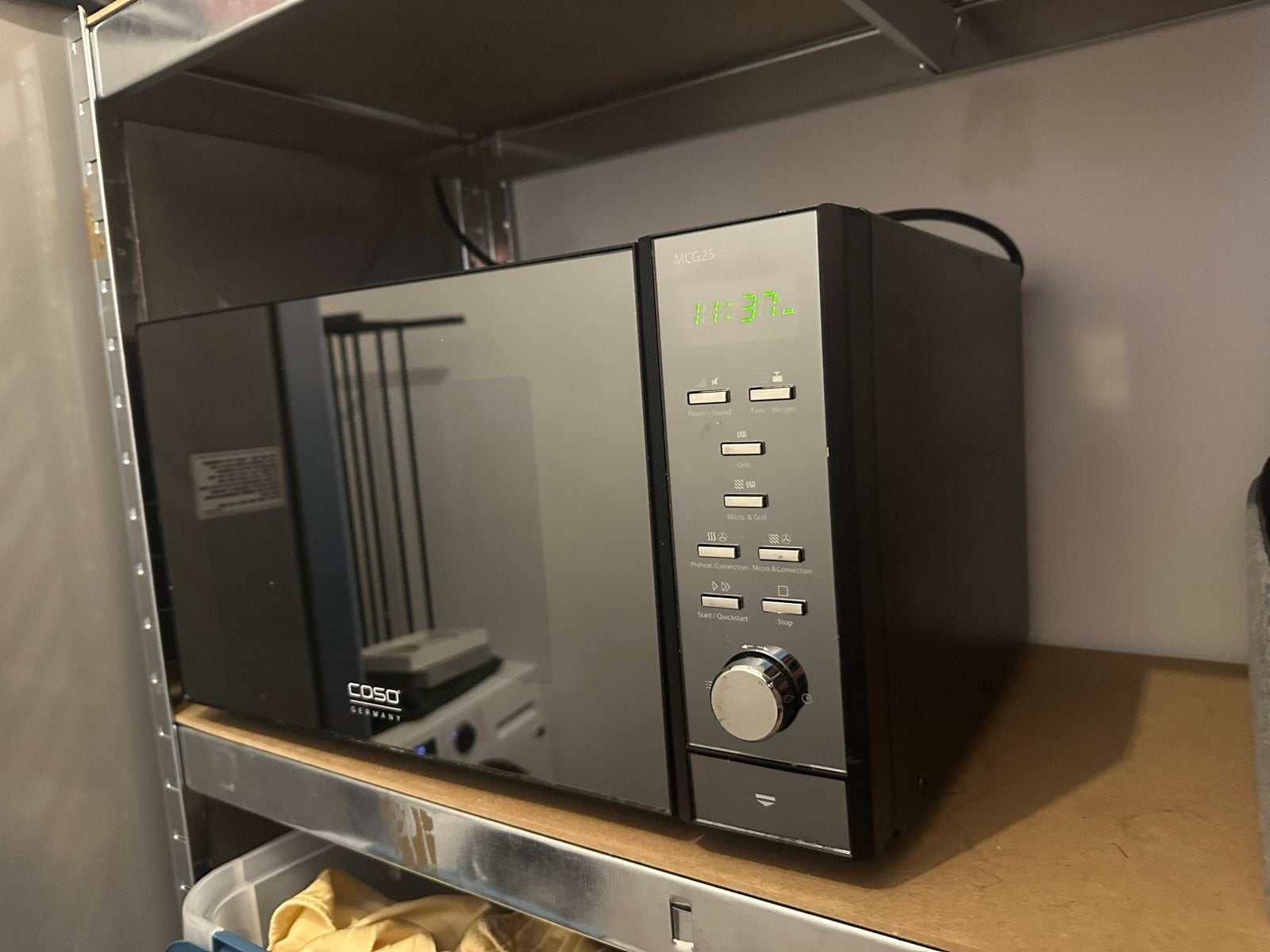 Caso MCG25 Chef Combi Oven - Magnetron en Elektrische Oven, Ophalen, Minder dan 45 cm, Gebruikt, 45 tot 60 cm