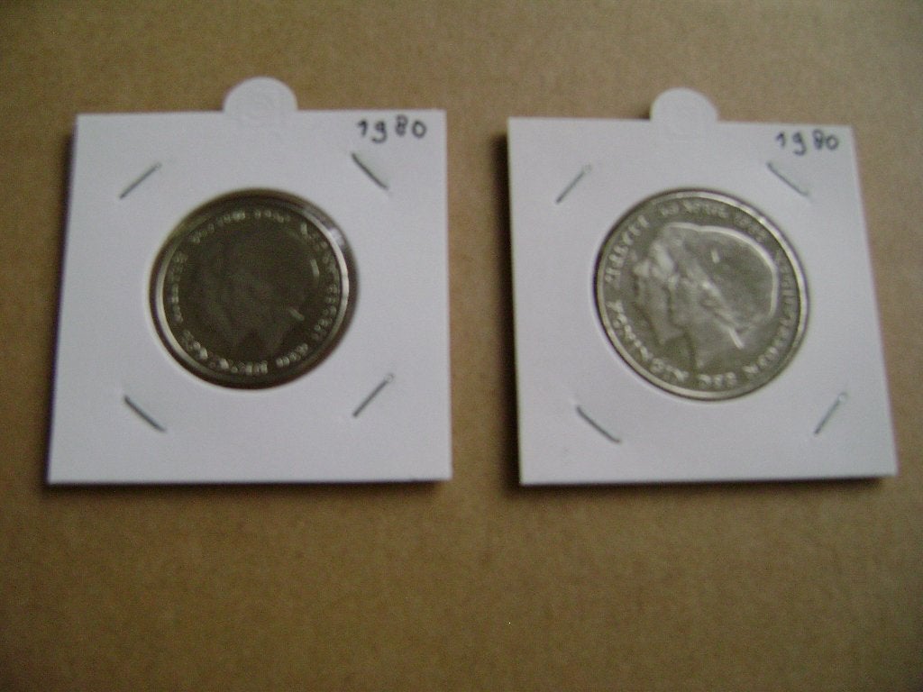 Speciale gulden en rijksdaalder 1980 Zfr., Postzegels en Munten, Ophalen of Verzenden, Koningin Beatrix, Overige waardes, Setje