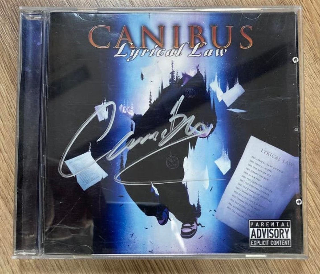 cd: Canibus - Lyrical Law (2011) *SIGNED*, Cd's en Dvd's, Ophalen of Verzenden, Gebruikt, Album, Gesigneerd