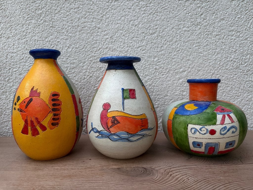 Portugese vaasjes, Ophalen